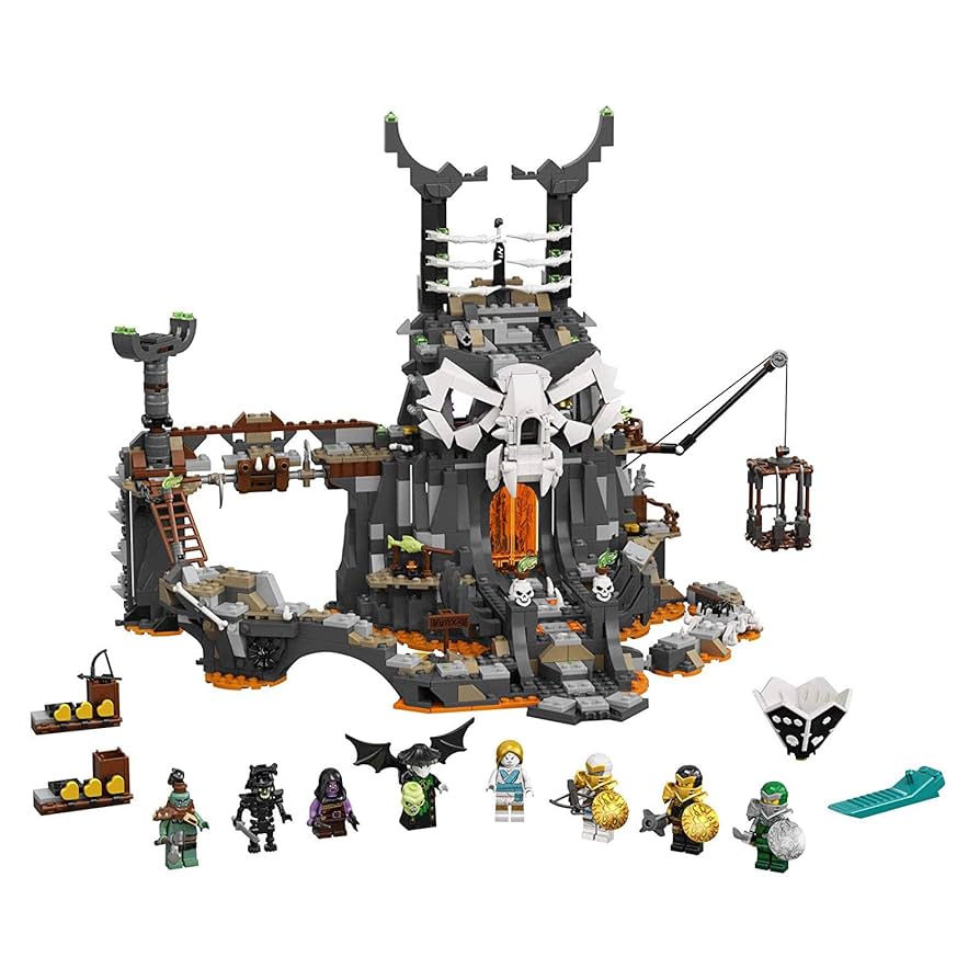 LEGO NINJAGO Skull Sorcerer's Dungeon - Immersive Building Toy